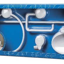 KIT BANHEIRO LAVELLO 5PC BR/CR 4091 HERC