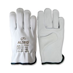 LUVA VAQUETA PETROLEIRA PUNHO 20CM CA25368 ALSEG