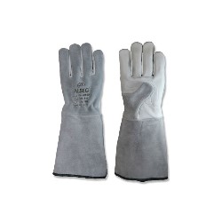 LUVA VAQUETA PETROLEIRA PUNHO 30CM CA47422 ALSEG