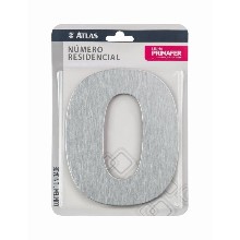 NUMERO RESIDENCIAL N 0 (CRT) ALUM ACM ATLAS