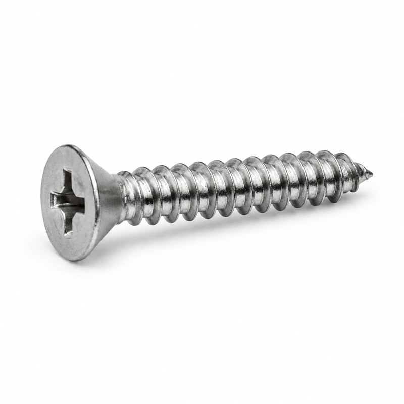 PARAFUSO FENDA PHI AA INOX CH 4.2X32 (8X1.1/4)