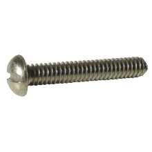PARAFUSO FENDA MQ INOX BL 1/4X5/8