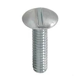 PARAFUSO FENDA MQ LENTILHA 1/4X2 ZCL