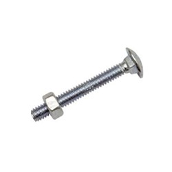 PARAFUSO FRANCES C/ PORCA 5/16X2.1/4 UNC ZCL