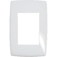 PLACA 4X2 3 POSTOS GLOSS 618523 PIAL PLUS