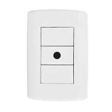 PLACA 4X2 C/ SUPORTE + MODULO SAIDA DE FIO 7284 PLUZI BR PLUZIE