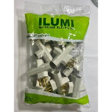 PLUG 2P+T TIPO TE 10A CZ 12250PCT C/ 10 ILUMI