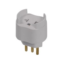PLUG ADAPT 2P+T 10A BIP CZ 9281 PLUZIE