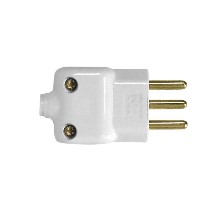 PLUG MACHO PRENSA CABO 2P+T CZ 20A 250V 14051 ILUMI