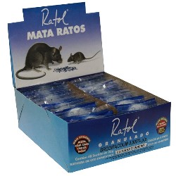 RATICIDA GRAOS INTEGRAL SACHE 25G CX C/ 40 CHEMONE