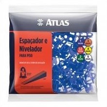 SEPARADOR E NIVELADOR P/ PISO 1MM AZ SACO C/ 100 ATLAS