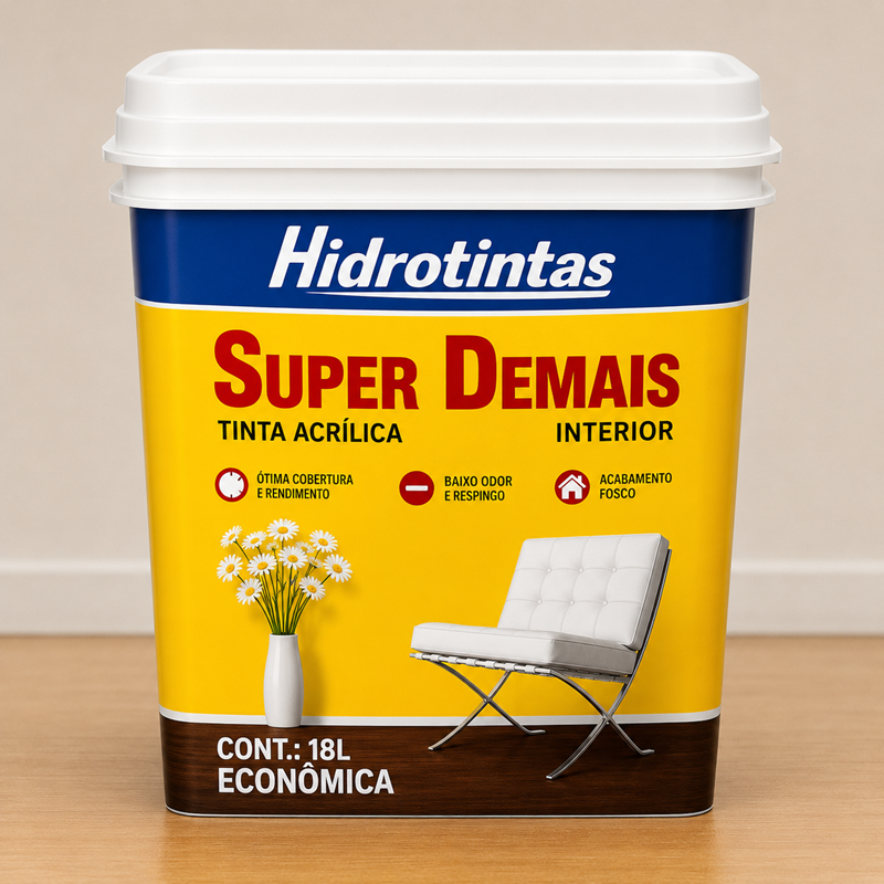 TINTA ACRILICA SUPER INT 15L BOREAL HIDROTINTAS