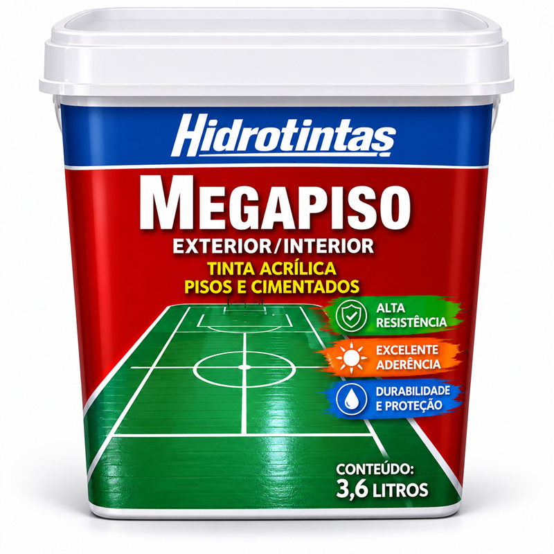 TINTA MEGA PISO 3L HIDROTINTAS