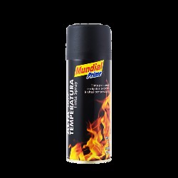 TINTA SPRAY ALTA TEMP PRETO FOSCO 400ML MUNDIAL PRIME
