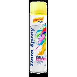 TINTA SPRAY LUMINOSA AMARELO 400ML MUNDIAL PRIME
