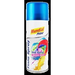 TINTA SPRAY METALICA AZUL 400ML MUNDIAL PRIME