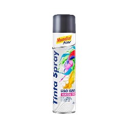 TINTA SPRAY SINTETICO UG PRETO BRILHANTE 400ML MUNDIAL PRIME