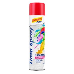 TINTA SPRAY SINTETICO UG VERMELHO 400ML MUNDIAL PRIME