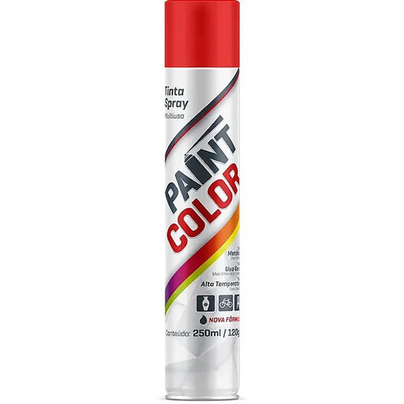 TINTA SPRAY U.G. VERMELHO 400ML PAINTCOLOR - AB