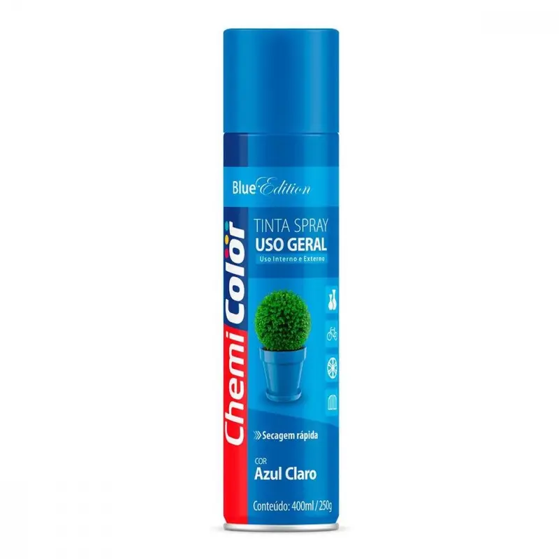 TINTA SPRAY UG AZUL CLARO 400ML CHEMICOLOR - AB