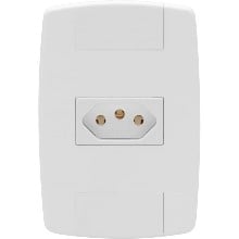 TOMADA 1S 2P+T HORIZ 10A BR 87140 LEV ILUMI