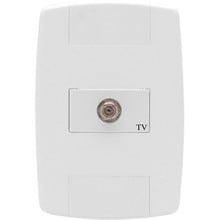 TOMADA CONECTOR ANTENA TV HORIZ BR 8763 LEV ILUMI