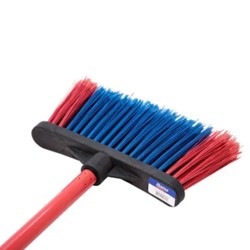 VASSOURA NYLON DOMEST MULT COLOR 23CM C/ CABO 6020 ROMA