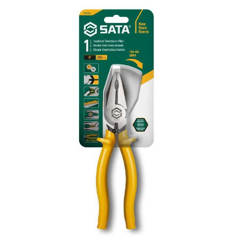 ALICATE ELETRICISTA ISOLADO ST75104L SATA