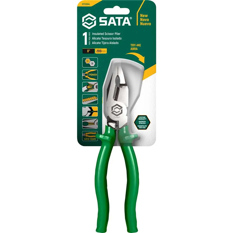 ALICATE CORTE TESOURA 8 ST72504L SATA