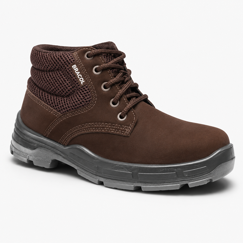 BOTA NOBUCK BAEN MR PU BI D C/ BIQ PVC 35 CA40872 BRACOL