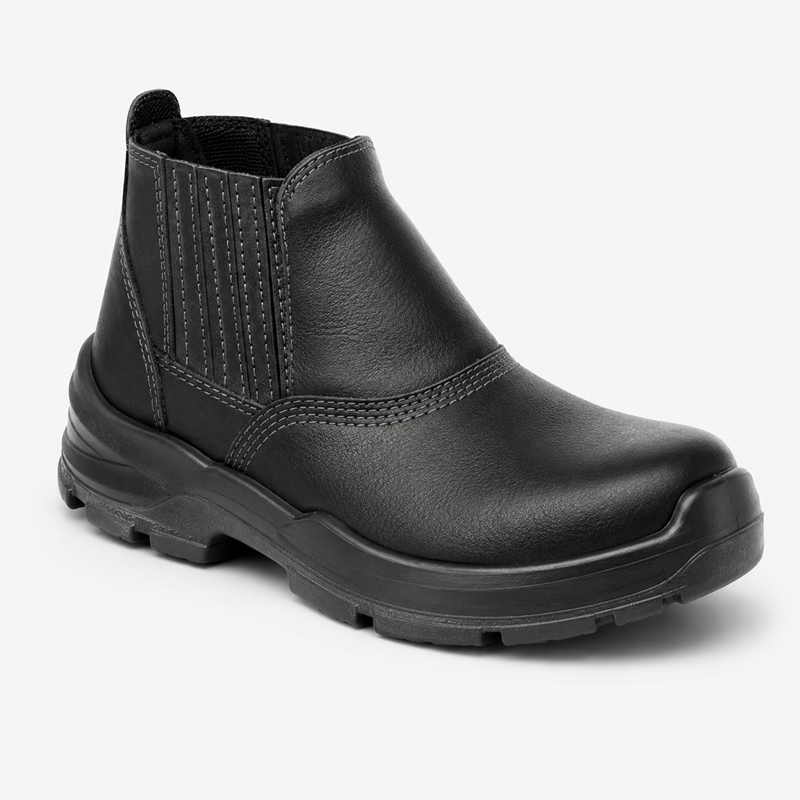 BOTA VAQUETA PU BI D ELA C/ BIQ PVC 39 CA42016 BRACOL