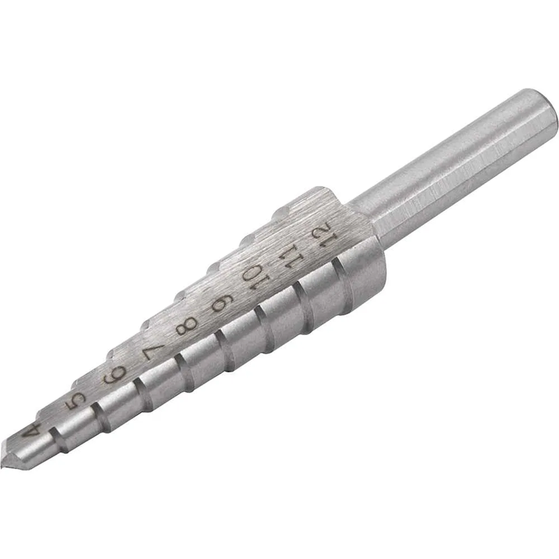 BROCA ACO RAPIDO ESCALONADA 4MM A 12MM 12991 FERTAK (IMP)