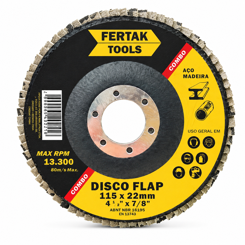 DISCO FLAP 115 G40 CONICO 2830 FERTAK (IMP)