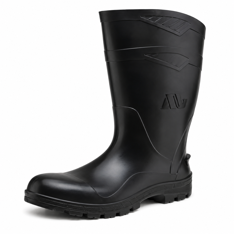 BOTA PVC LONGO PT S/ FORRO 100AWORK PR 37 CA48254 MARLUVAS