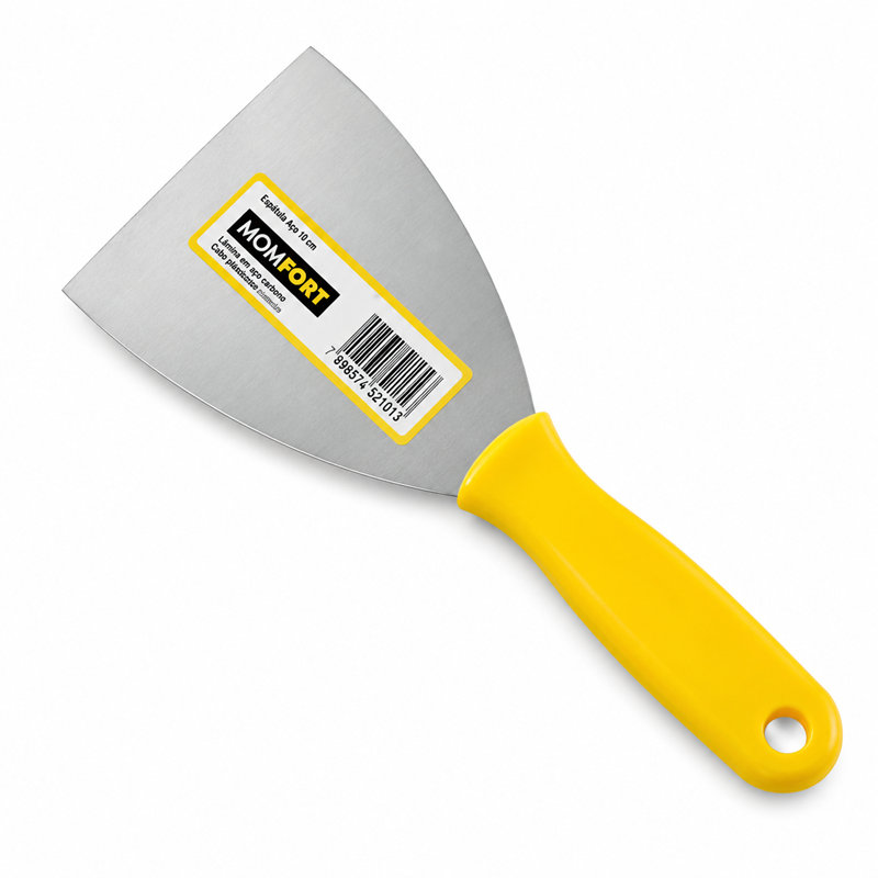 ESPATULA ACO INOX CABO PVC 60MM 900060 MOMFORT