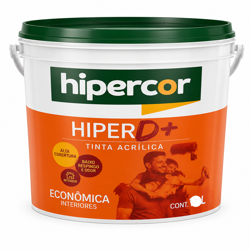TINTA ACRILICA INT PALHA 15L HIPERCOR - AB