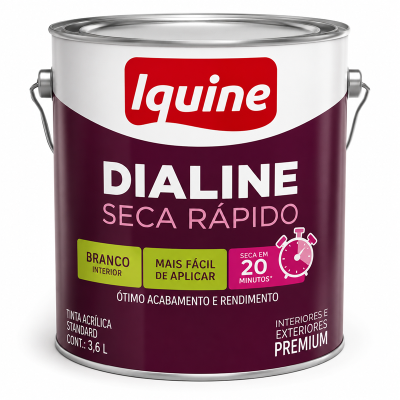 ESMALTE DIALINE AMARELO 3.0L IQUINE