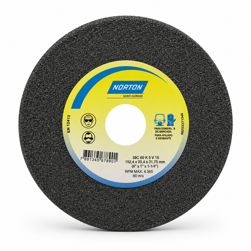 REBOLO CHANFRO 7X3/8 A60OVS NORTON