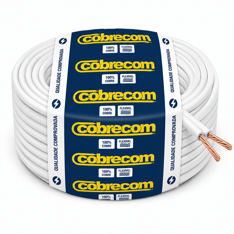 CABO TORCIDO 300V 2X1.5 (2X14) BC COBRECOM