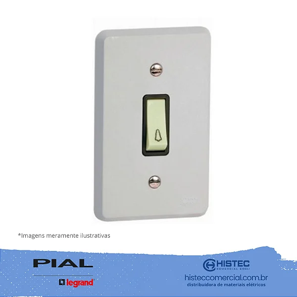 PULSADOR P/ CAMPAINHA 1102 SILENTOQUE PIAL