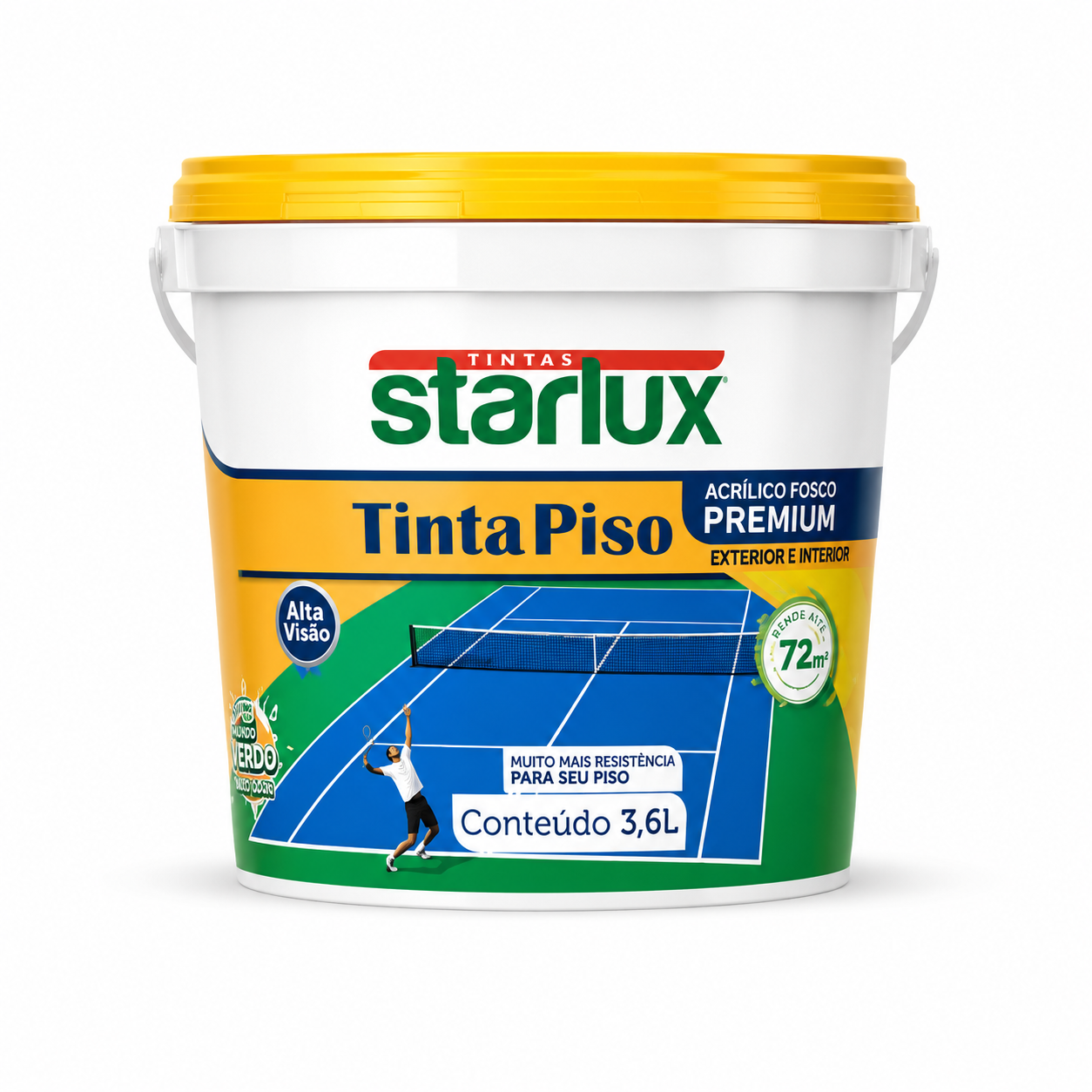 TINTA PISO LATEX PREMIUM 3,6L CZ STARLUX - AB