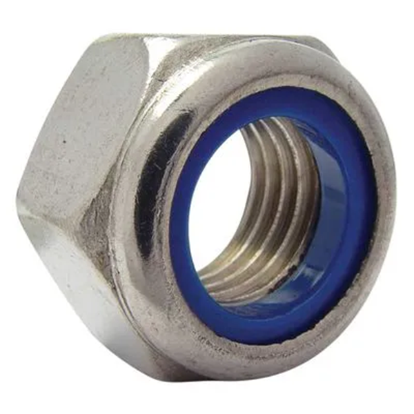 PORCA SEXTAVADA PARLOCK ALTA INOX 304 1/4 UNC (IMP)