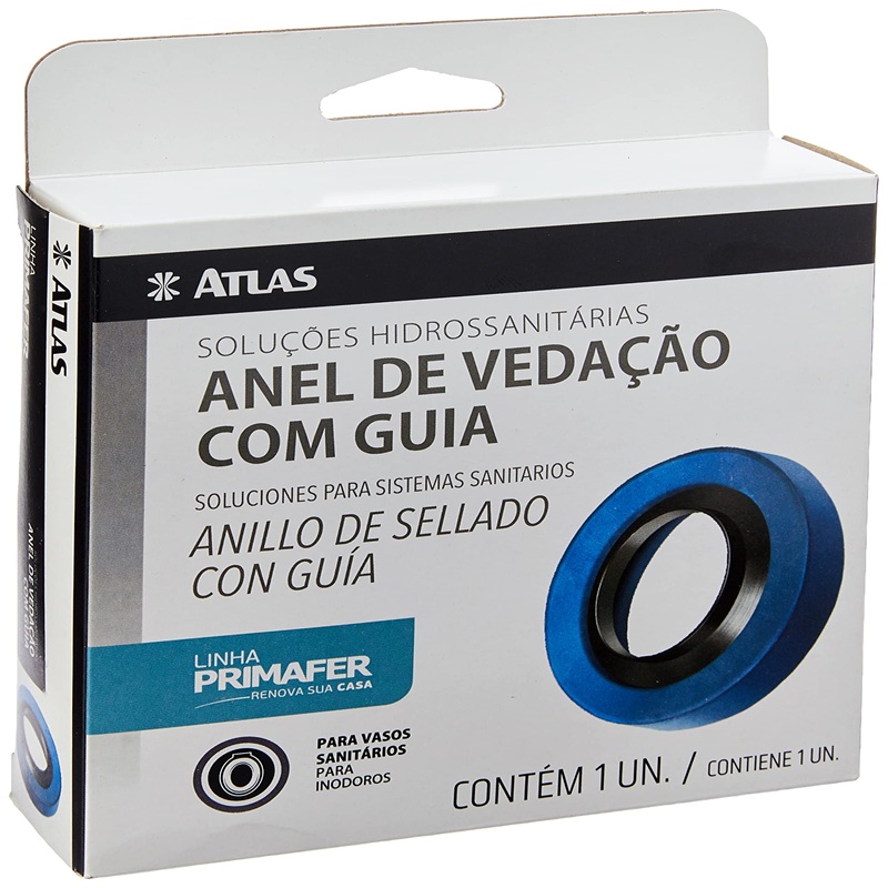 ANEL VEDACAO SAIDA VASO SANIT VEDANEL C/ GUIA 100MM PR7447 ATLAS
