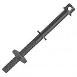 PARAFUSO CAMA FURADO 5/16X140 ZCL