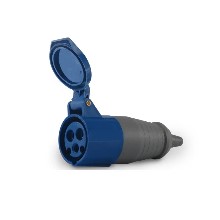 ACOPLAMENTO 2P+T 16A 220/240V IP44 6H IEC 60390 AZ PLS N3056 SOPRANO
