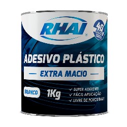 ADESIVO MASSA PLASTICA BRANCO 1000G RHAI
