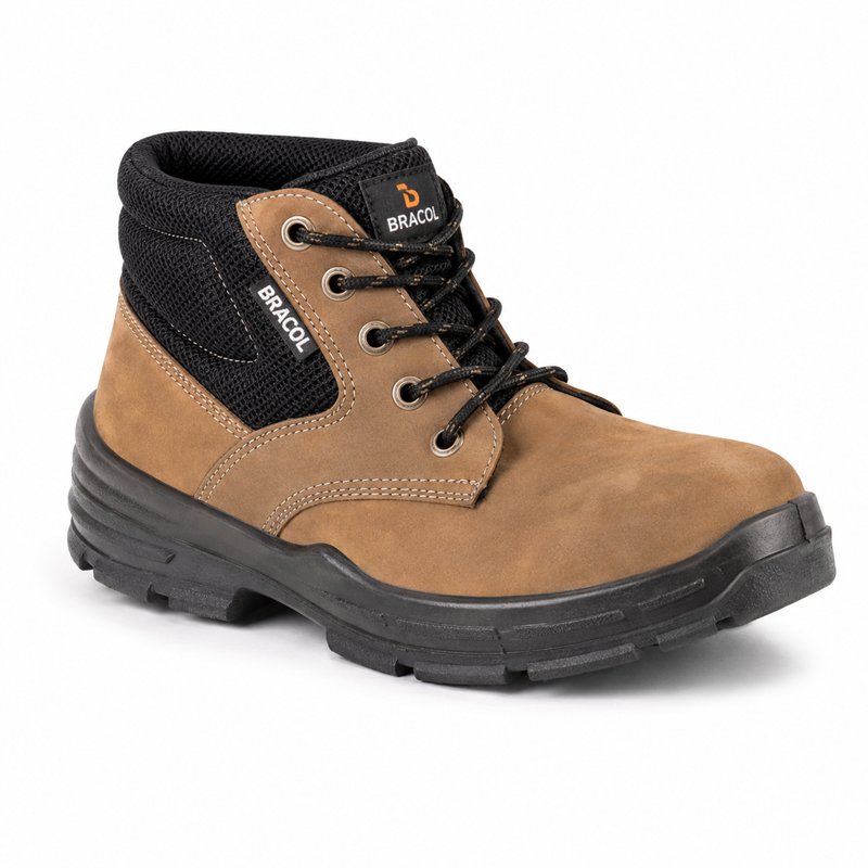 BOTA NOBUCK ARAGUAIA GRAXO WVBG MR PU BI-D C/ BIQ PVC 44 CA40872 BRACOL