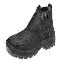 BOTA VAQUETA PU BI/D ELA C/ BIQ PVC 35 CA43377 VULCAFLEX - AB