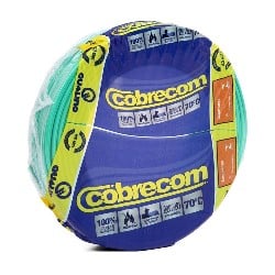 CABO FLEX ANTICHAMA 750V 4.0 (10) VD COBRECOM