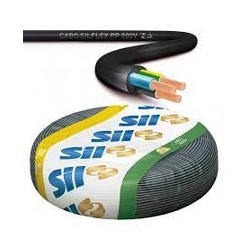 CABO FLEX PP 500V 3X2.5 PT SIL
